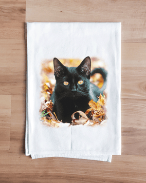 Black Cat Towel