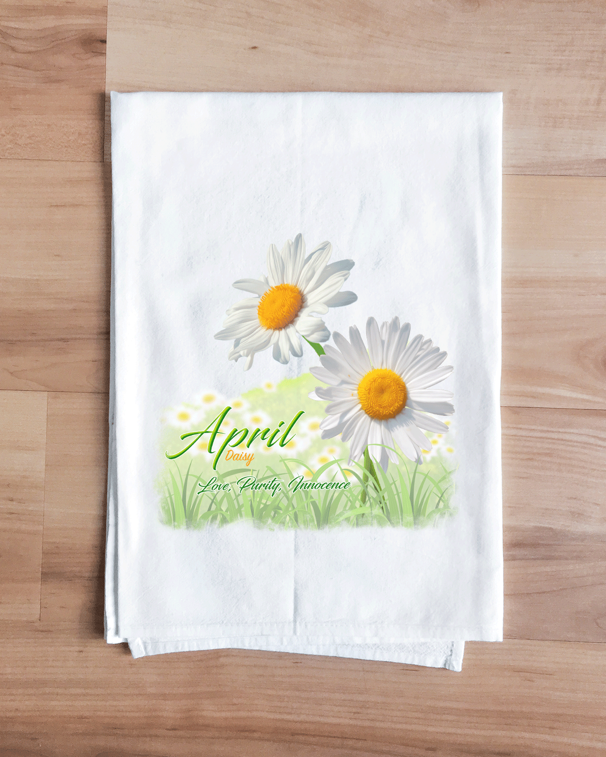 Daisy - April Flower Towel