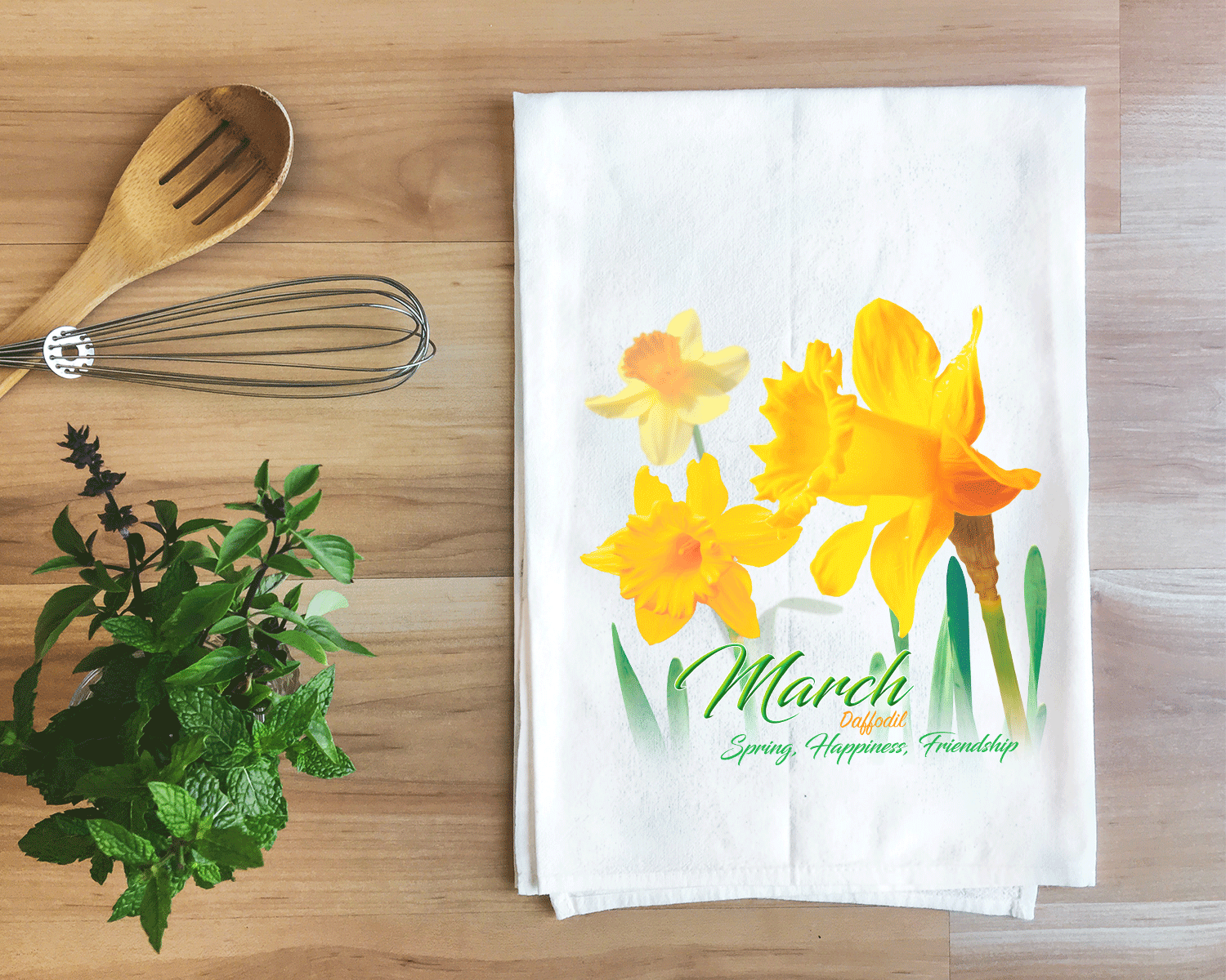 Daffodil - March Flower Towel