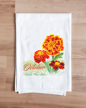 Marigold - October Flower Towel